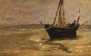 Edouard Manet Barques de Peches a Berck-sur-Mer. oil painting artist